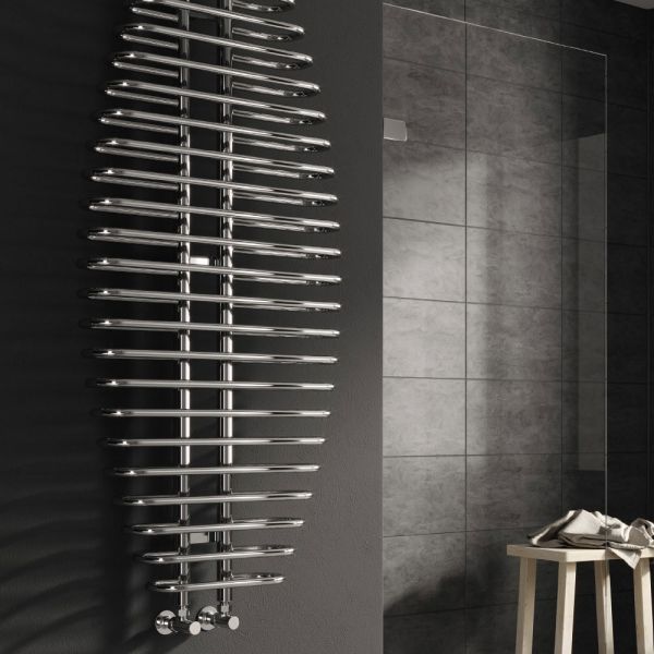 Reina Teano Chrome Designer Towel Radiator 1300 x 600mm #2
