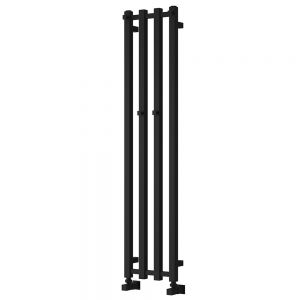 Reina Todi Black Designer Towel Radiator 1200 x 260mm