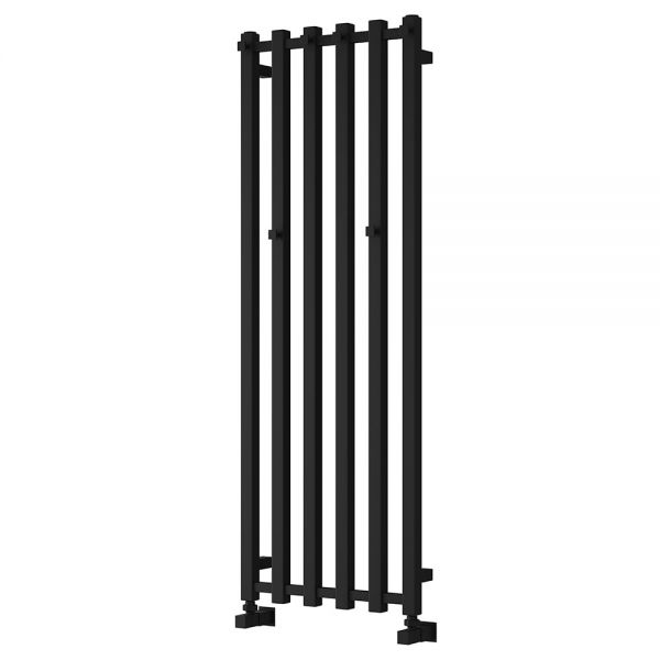 Reina Todi Black Designer Towel Radiator 1200 x 415mm