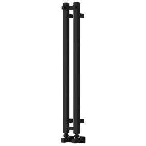 Reina Todi Black Designer Towel Radiator 800 x 108mm