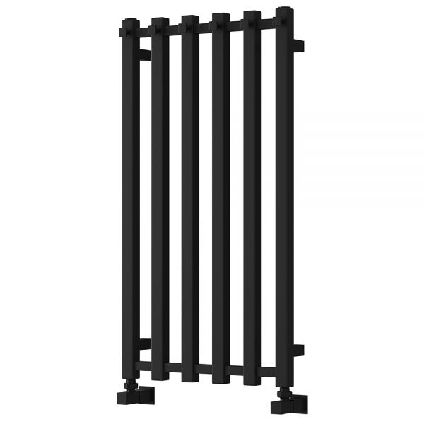 Reina Todi Black Designer Towel Radiator 800 x 415mm