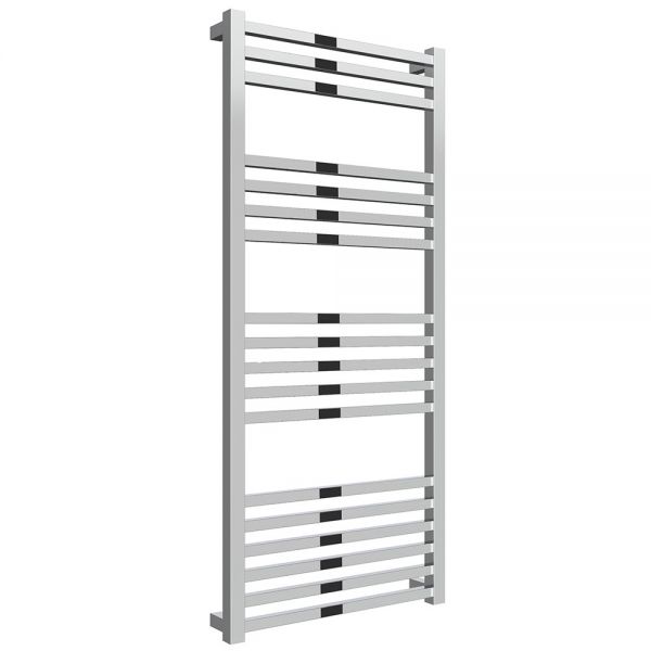 Reina Vasto Chrome Designer Towel Radiator 1130 x 500mm