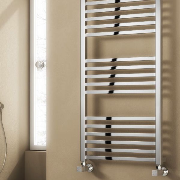 Reina Vasto Chrome Designer Towel Radiator 1460 x 500mm #2