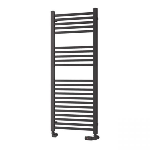 Eastbrook Rion Multirail 1200 x 500 Straight Matt Anthracite Towel Rail