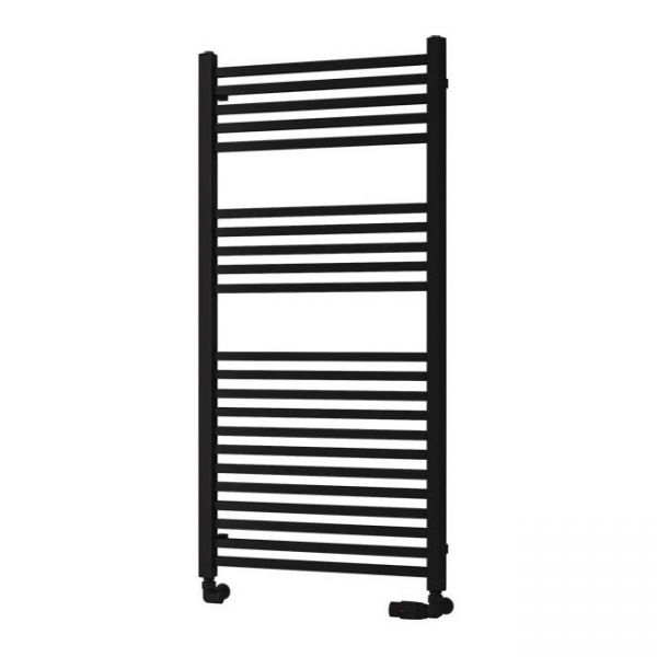 Eastbrook Rion Multirail 1200 x 600 Straight Matt Black Towel Rail
