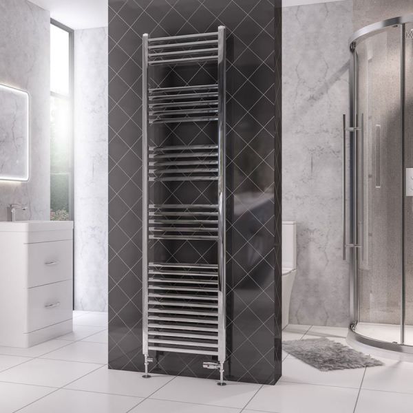 Eastbrook Rion Multirail 1800 x 500 Straight Chrome Towel Rail #2