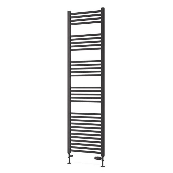 Eastbrook Rion Multirail 1800 x 500 Straight Matt Anthracite Towel Rail