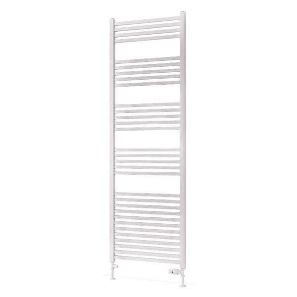 Eastbrook Rion Multirail 1800 x 600 Straight Gloss White Towel Rail