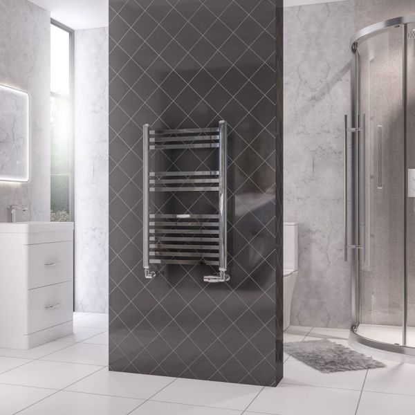 Eastbrook Rion Multirail 800 x 500 Straight Chrome Towel Rail #2