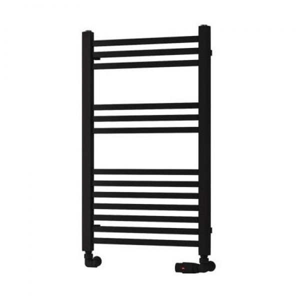 Eastbrook Rion Multirail 800 x 500 Straight Matt Black Towel Rail
