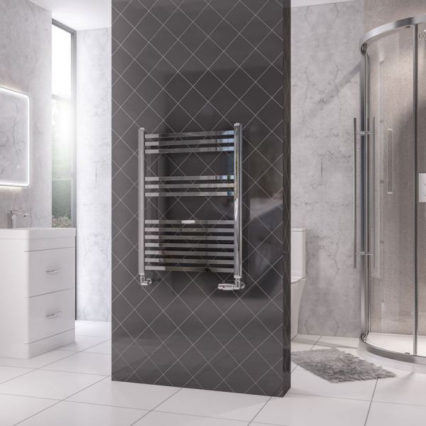 Eastbrook Rion Multirail 800 x 600 Straight Chrome Towel Rail #2
