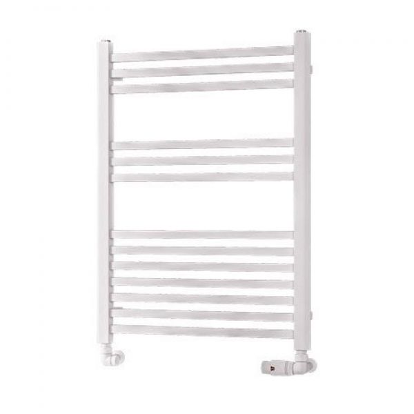 Eastbrook Rion Multirail 800 x 600 Straight Gloss White Towel Rail