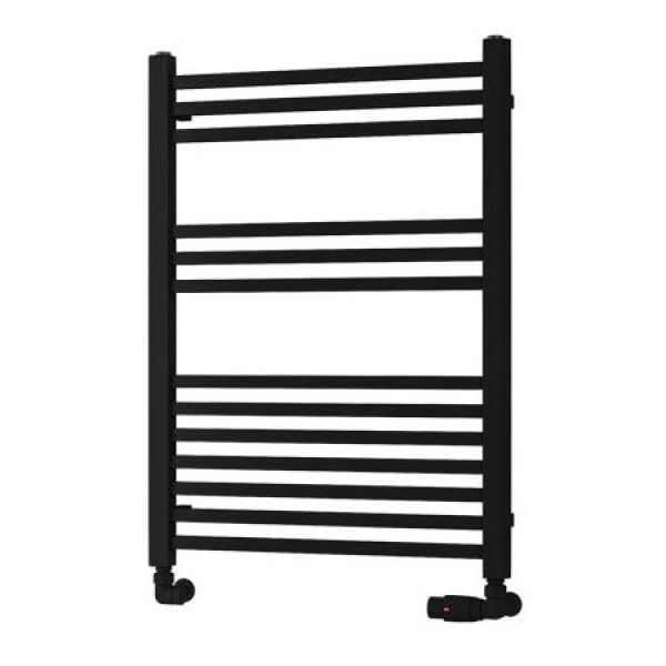 Eastbrook Rion Multirail 800 x 600 Straight Matt Black Towel Rail