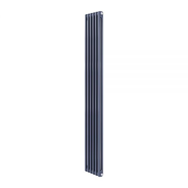 Apollo Roma 2 Column Vertical Anthracite Column Radiator 1800 x 490mm 2C6H500_ANT