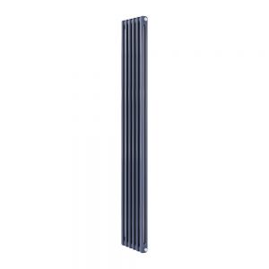 Apollo Roma 2 Column Vertical Anthracite Column Radiator 1800 x 398mm 2C6H400_ANT