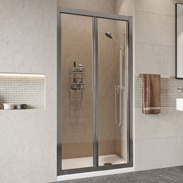 Roman Showers Haven Framed Bi Fold Shower Door 800mm #3