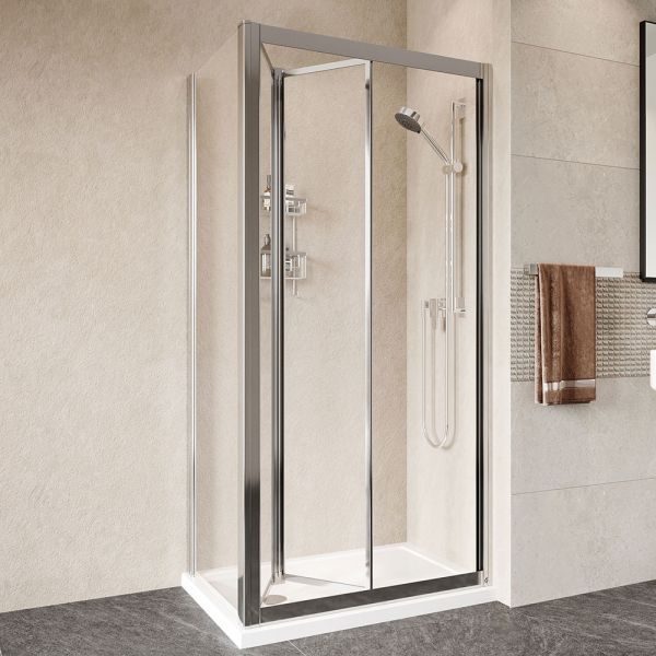 Roman Showers Haven Framed Bi Fold Shower Door 800mm #2