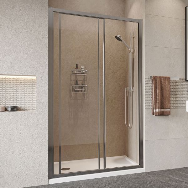 Roman Showers Haven Framed Sliding Shower Door 1000mm #4