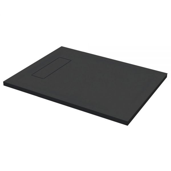 Roman Showers Infinity Black Slate Rectangular Shower Tray 1200 x 900