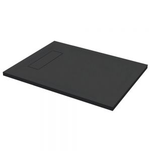 Roman Showers Infinity Black Slate Rectangular Shower Tray 1200 x 800