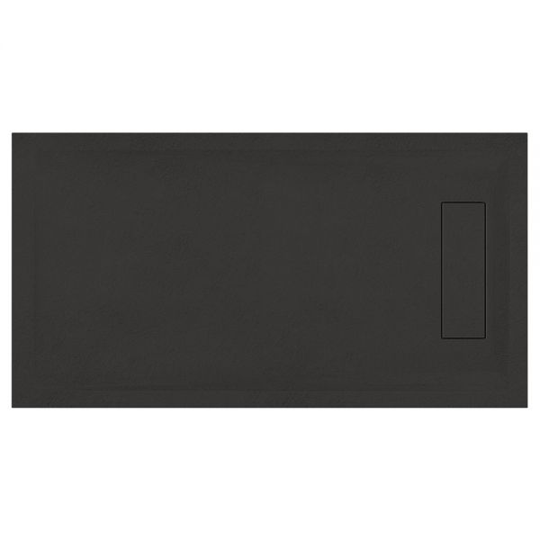 Roman Showers Infinity Black Slate Rectangular Shower Tray 1600 x 800 #2