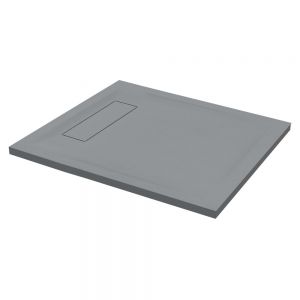 Roman Showers Infinity Grey Slate Rectangular Shower Tray 1000 x 800