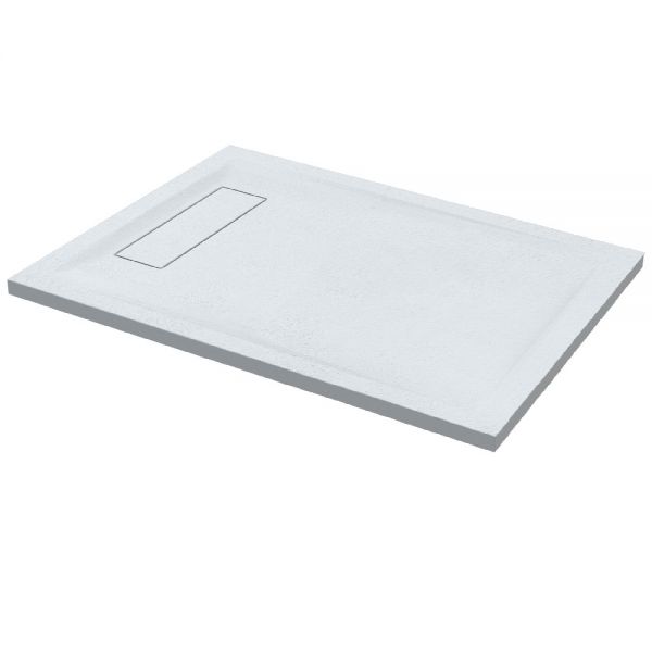 Roman Showers Infinity White Slate Rectangular Shower Tray 1200 x 800