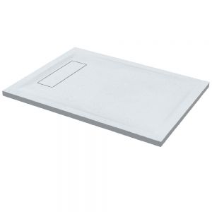 Roman Showers Infinity White Slate Rectangular Shower Tray 1200 x 800