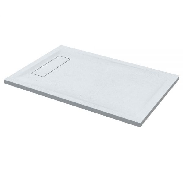 Roman Showers Infinity White Slate Rectangular Shower Tray 1400 x 900