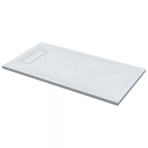 Roman Showers Infinity White Slate Rectangular Shower Tray 1600 x 800