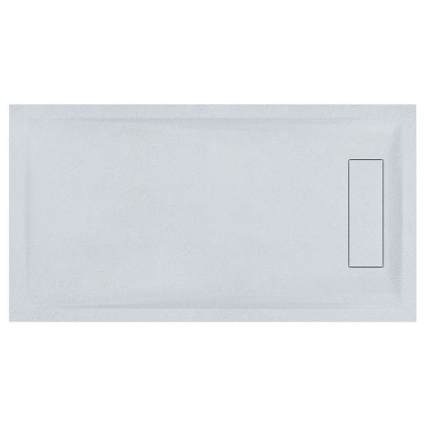 Roman Showers Infinity White Slate Rectangular Shower Tray 1600 x 800 #2
