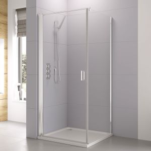 Roman Showers Haven 6 Chrome Frameless Pivot Shower Door 760mm