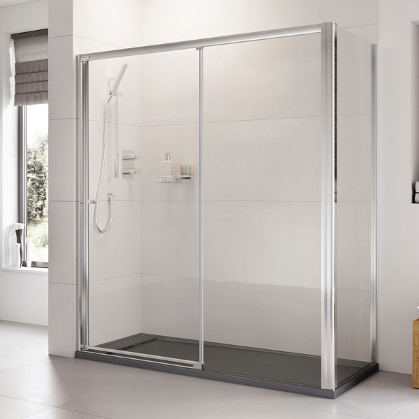 Roman Showers Haven 6 Level Access Left Hand Sliding Shower Door 1100mm #3