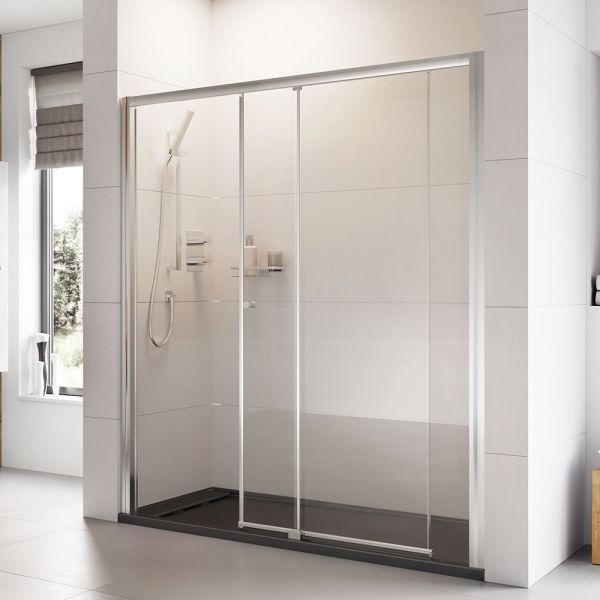 Roman Showers Haven 6 Level Access Left Hand Sliding Shower Door 1100mm #2