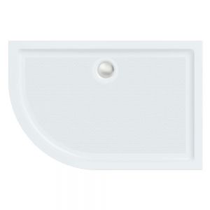 Roman Showers Left Hand Offset Quadrant Anti Slip Shower Tray 1200 x 800
