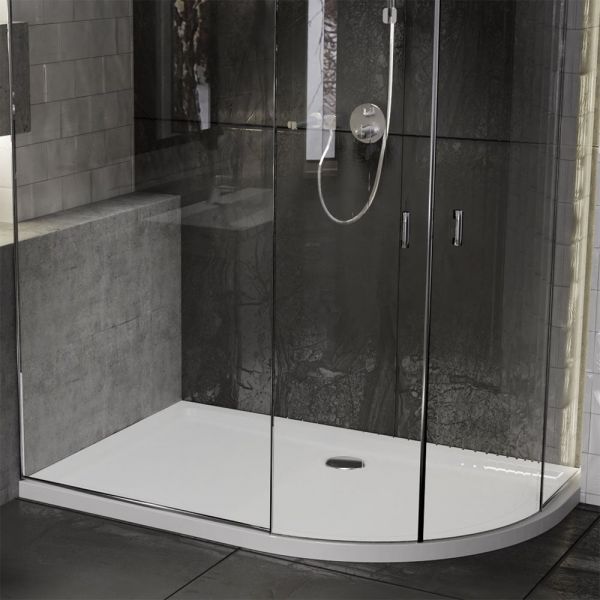 Roman Showers Right Hand Offset Quadrant Anti Slip Shower Tray 1200 x 900 #2