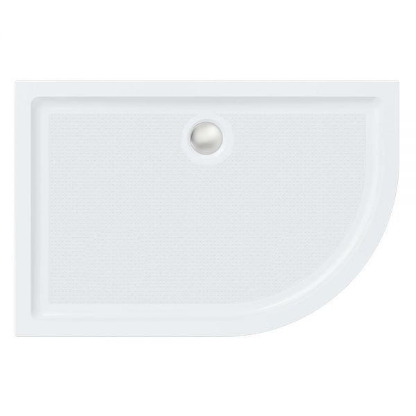 Roman Showers Right Hand Offset Quadrant Anti Slip Shower Tray 1200 x 900