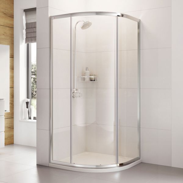 Roman Showers Haven 6 Single Door Quadrant Enclosure 1000 x 1000mm
