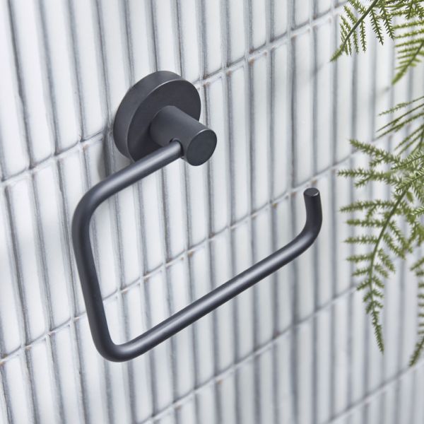 Roper Rhodes Capital Black Toilet Roll Holder #2