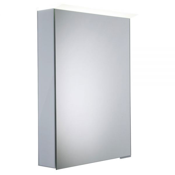 Roper Rhodes Capture Gloss Light Grey 500 x 700 Illuminated Bathroom Cabinet