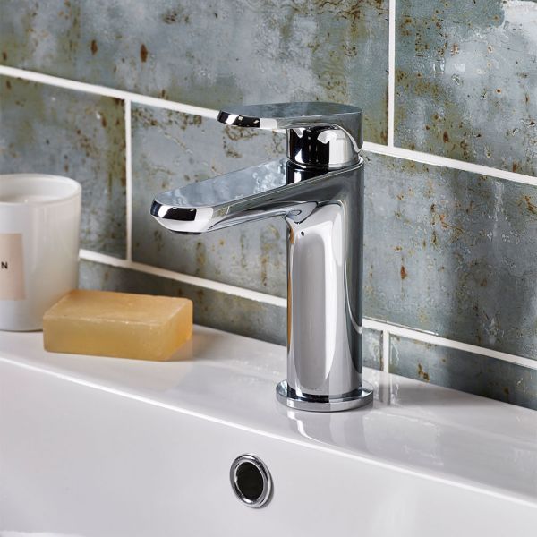 Roper Rhodes Clear Chrome Mono Basin Mixer Tap with Click Waste #3