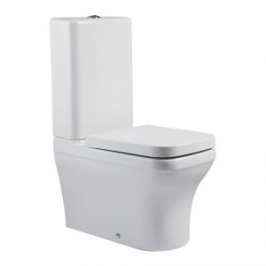 Roper Rhodes Cover Close Coupled Rimless Toilet with Contactless Sensor Cistern and Soft Close Seat