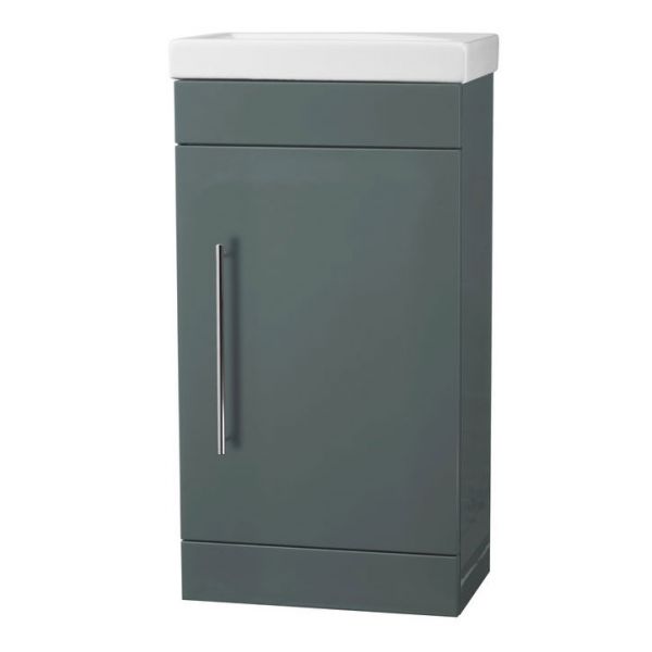 Roper Rhodes Esta 450 Freestanding Juniper Green Vanity Unit and Basin ESVB45JNP ESB45