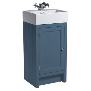 Roper Rhodes Hampton Derwent Blue 400 Floor Standing Cloakroom Unit and Basin