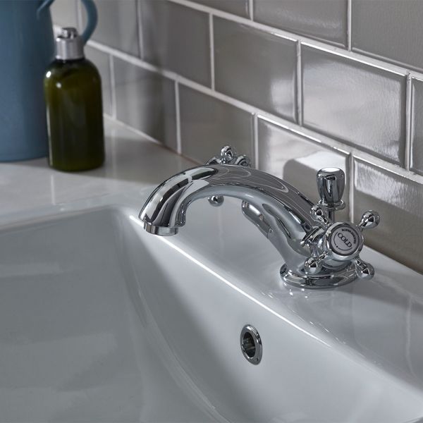 Roper Rhodes Henley Chrome Mono Basin Mixer Tap with Waste #2