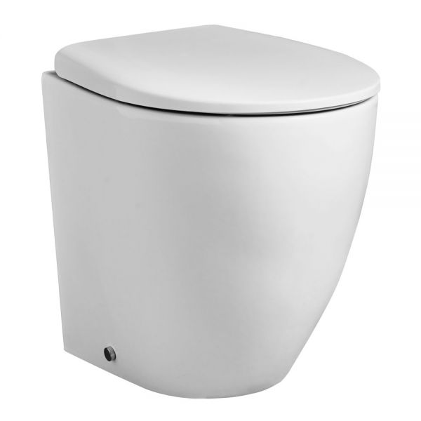 Roper Rhodes Paradigm Back to Wall Rimless Toilet with Soft Close Seat