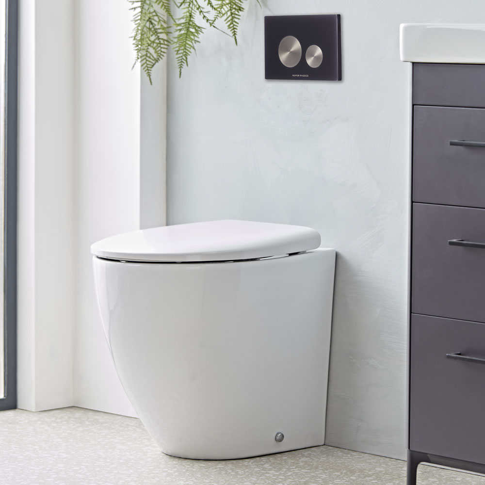 Roper Rhodes Paradigm Back to Wall Rimless Toilet with Soft Close Seat