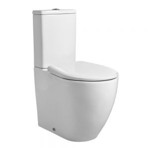 Roper Rhodes Paradigm Close Coupled Fully Enclosed Rimless Toilet with Soft Close Seat