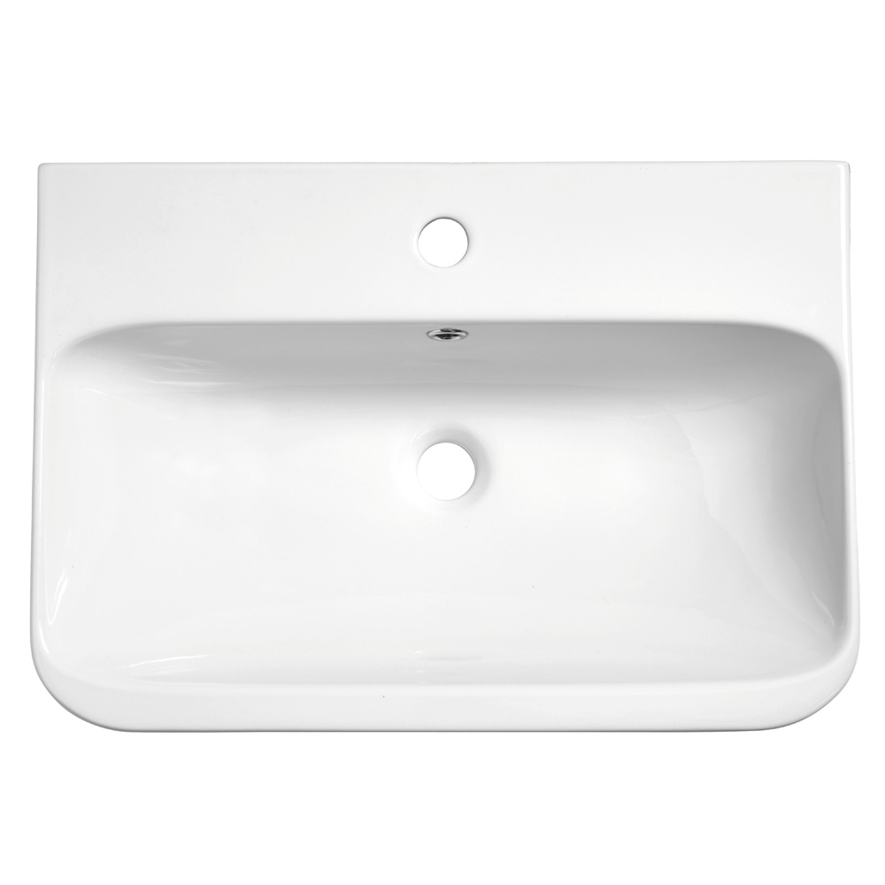 Roper Rhodes System Matt Carbon 600mm Wall Mounted Unit and Ceramic