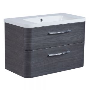 Roper Rhodes System Umbra 800mm Wall Mounted Unit and Ceramic Basin